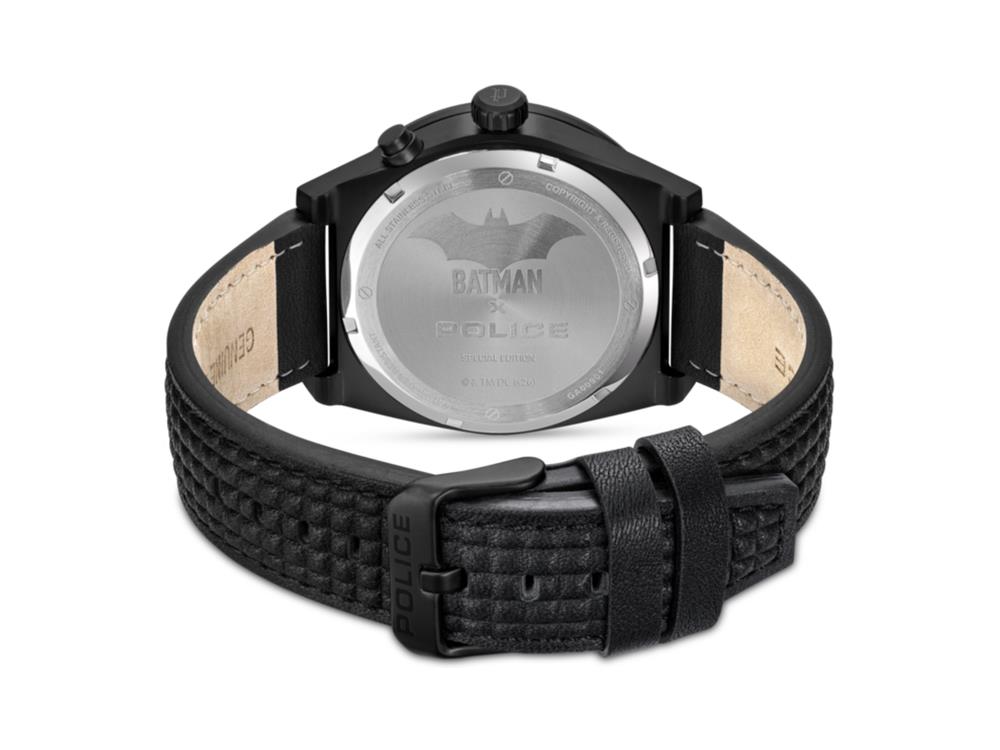 Police Ultimate Batman Quartz Watch, 44 mm, Black, PEWGA0090101-SET