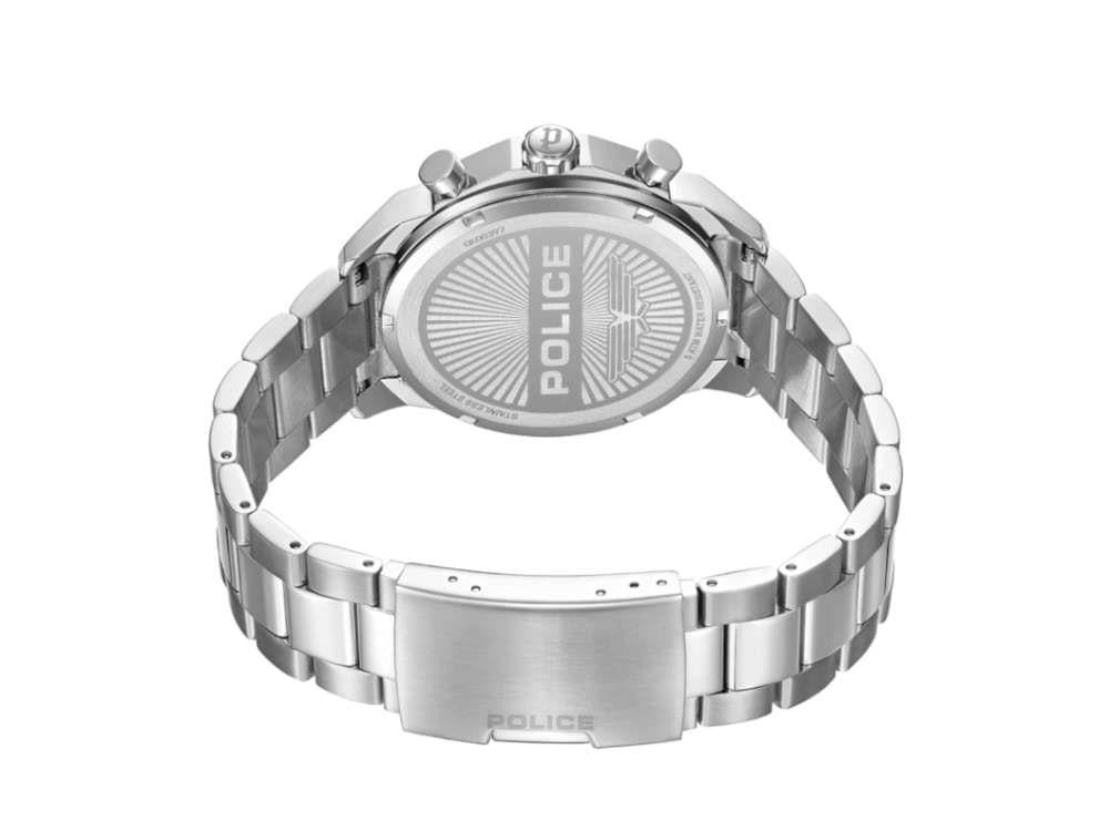 Police Reactor Quartz Watch, 46 mm, Blue, PEWGK0039207