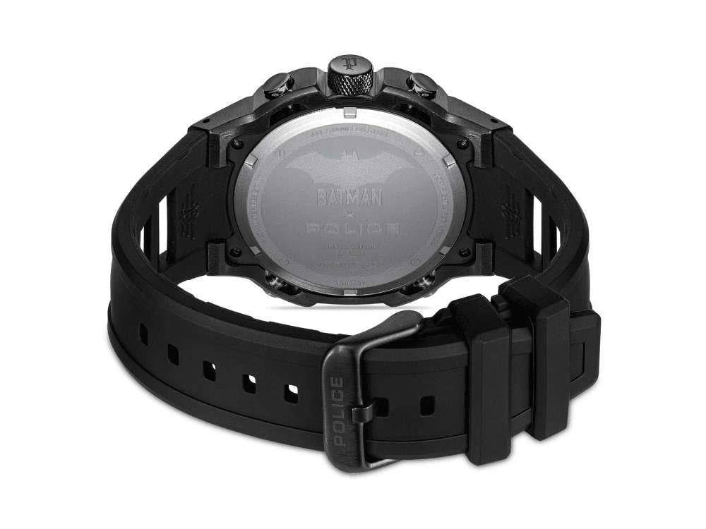 Police Crusader Quartz Watch & Batarang Bracelet Set Limited Ed. PEWGQ0089901