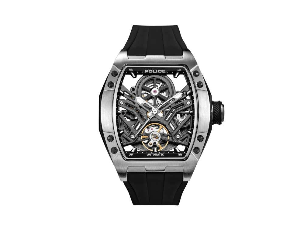 Police Tampa Automatic Watch, 42 mm, Black, PEWGR0082102