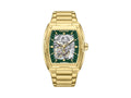 Police Skeletor Automatic Watch, 42 mm, Green, PEWJL0072206