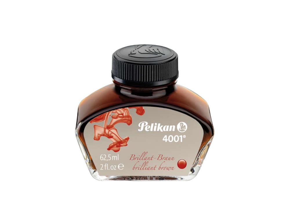 Pelikan 4001 Ink Bottle, 62.5ml, Brilliant Brown, 329185