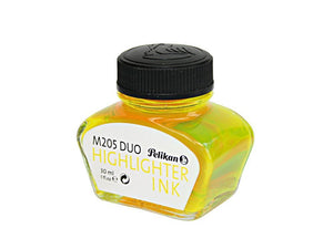 Pelikan Ink Bottle, for M205, 30ml., Fluorescent yellow, Crystal
