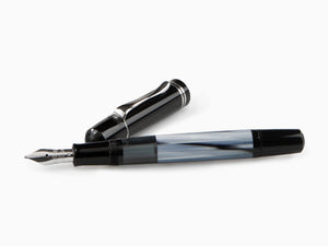 Pelikan M101N Grey-Blue Fountain Pen, Cellulose, Special Edition, 811613