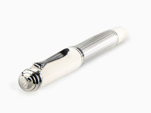 Pelikan Souveran 405 Silver-White Fountain Pen, Special Ed., 815475KIT