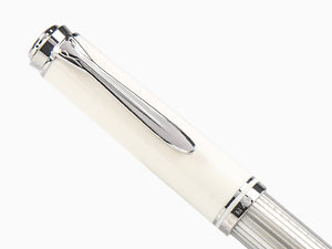 Pelikan Souveran 405 Silver-White Fountain Pen, Special Ed., 815475KIT