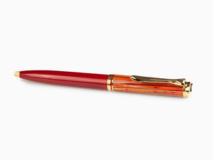Pelikan 600 Tortoiseshell-Red ballpoint pen, Gold, Special Edition, 815871