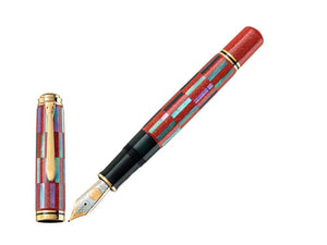 Pelikan Souverän M1000 Raden Red Infinity Fountain Pen, Limit Ed, 818995