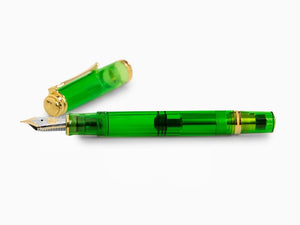 Pelikan Souverän M800 Green Demonstrator Fountain Pen, Special, 821452