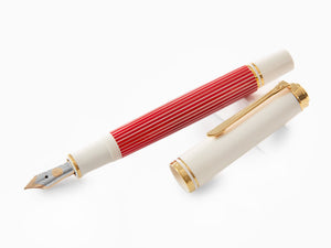 Pelikan Souverän M600 Red-White Fountain Pen, Special Edition, 823111