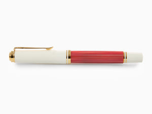 Pelikan Souverän M600 Red-White Fountain Pen, Special Edition, 823111