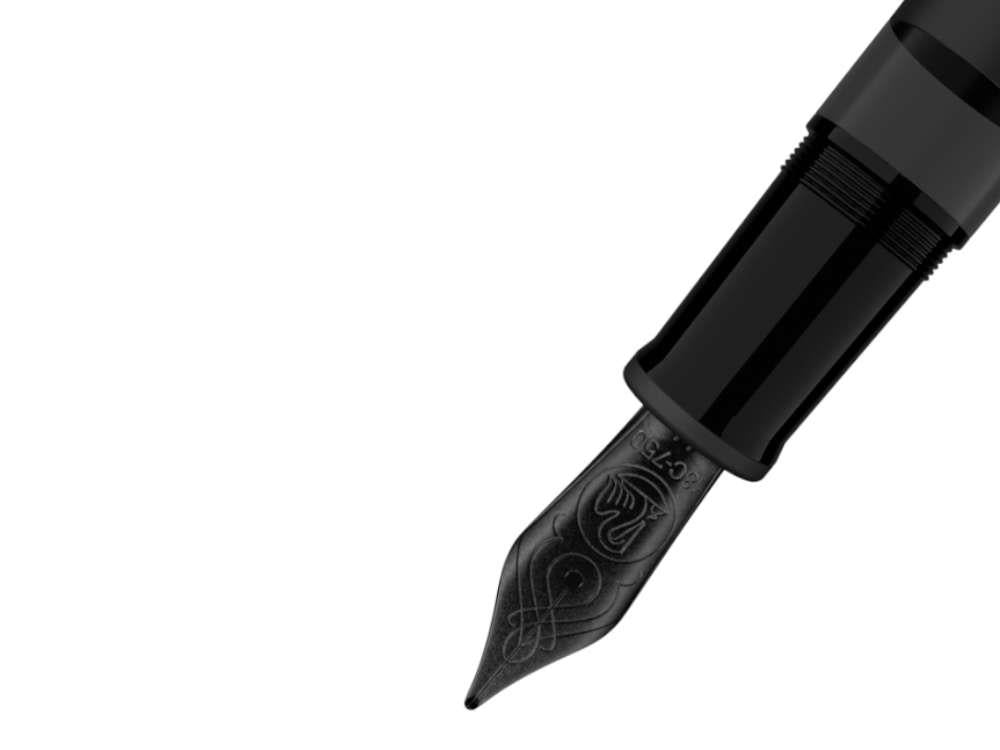 Pelikan Souveran M809 Black Matte Fountain Pen, Black, 828475