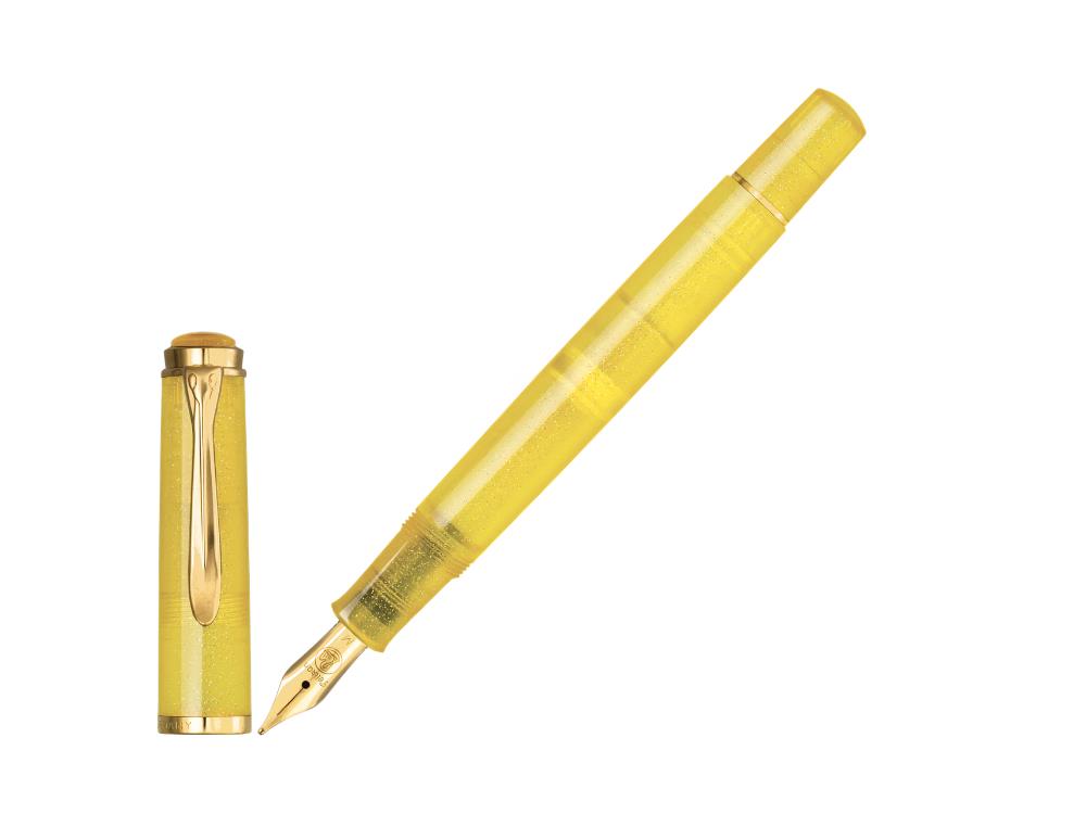 Set Pelikan M200 Pyrite Fountain Pen + Ink, Special edition, 828772