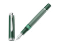 Pelikan M815 Metal Striped Green Fountain Pen, 829090