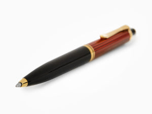 Pelikan K400 Ballpoint pen, Black and red, Gold trim, 925289