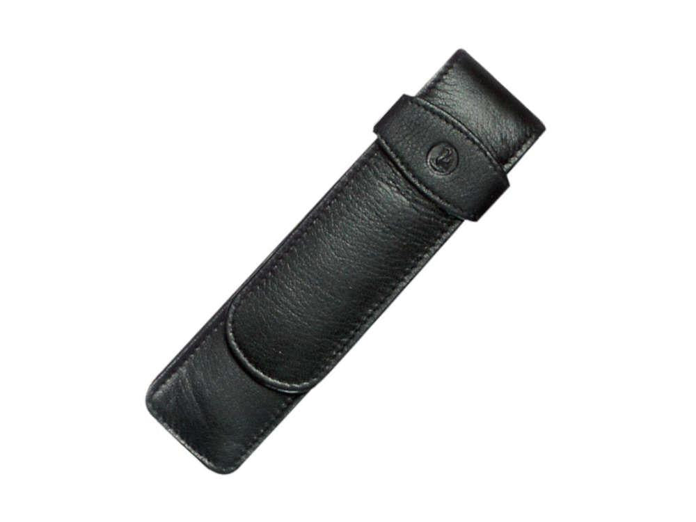 Pelikan 2 Pen Case, Leather, Black, Soft, 923417