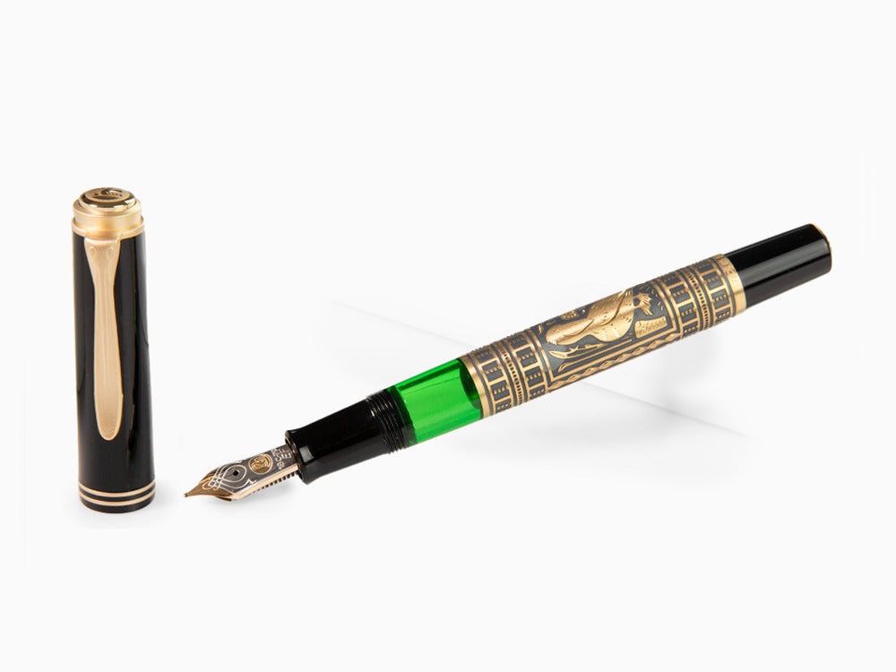 Pelikan Toledo M700 Fountain Pen, Gold Plated Silver, 927822, Special Ed