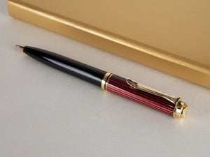 Pelikan K600 Ballpoint pen, Black and red, Gold trim, 928937