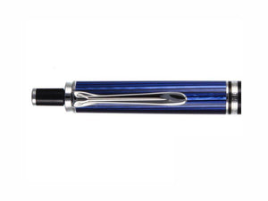 Pelikan K405 Ballpoint pen, Black and blue, Silver trim, 932715