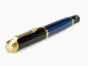 Pelikan Fountain Pen Souverän M400 - Black & Blue - 14k Gold Nib, 994947