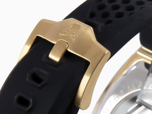 Philipp Plein The Skeleton Automatic Watch, PVD Gold, Black, 44 mm, PWBAA1623