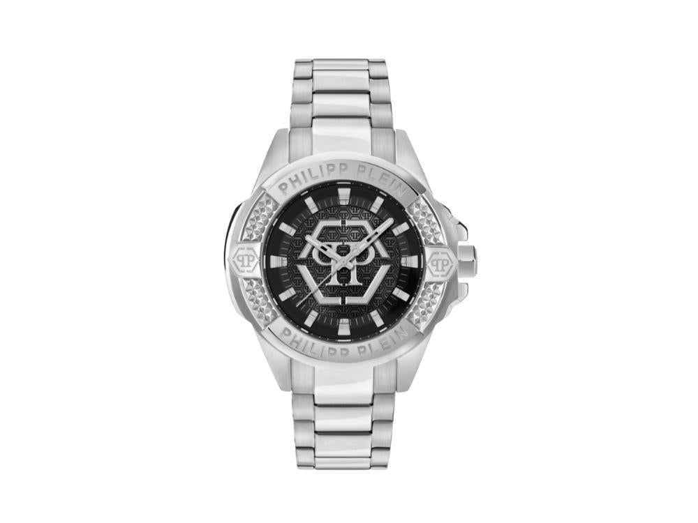 Philipp Plein Majesty Quartz Watch, Black, 45 mm, Mineral crystal, PWBHA0526