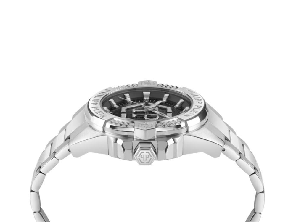 Philipp Plein Majesty Quartz Watch, Black, 45 mm, Mineral crystal, PWBHA0526