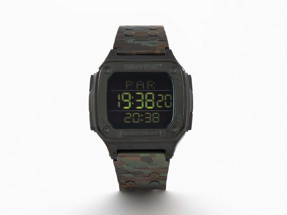 Philipp Plein Hyper Shock Quartz Watch, Black, 44 mm, Mineral crystal, PWHAA0921