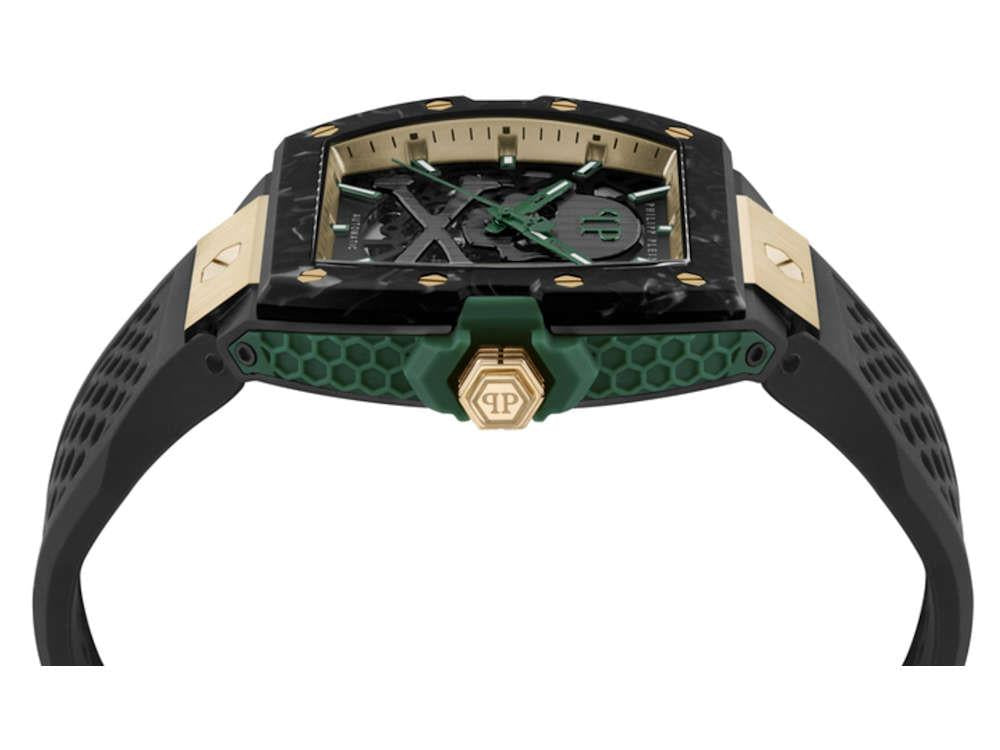 Philipp Plein The Skeleton 2.0 Automatic Watch, Carbon, 44mm, PWJFA0325