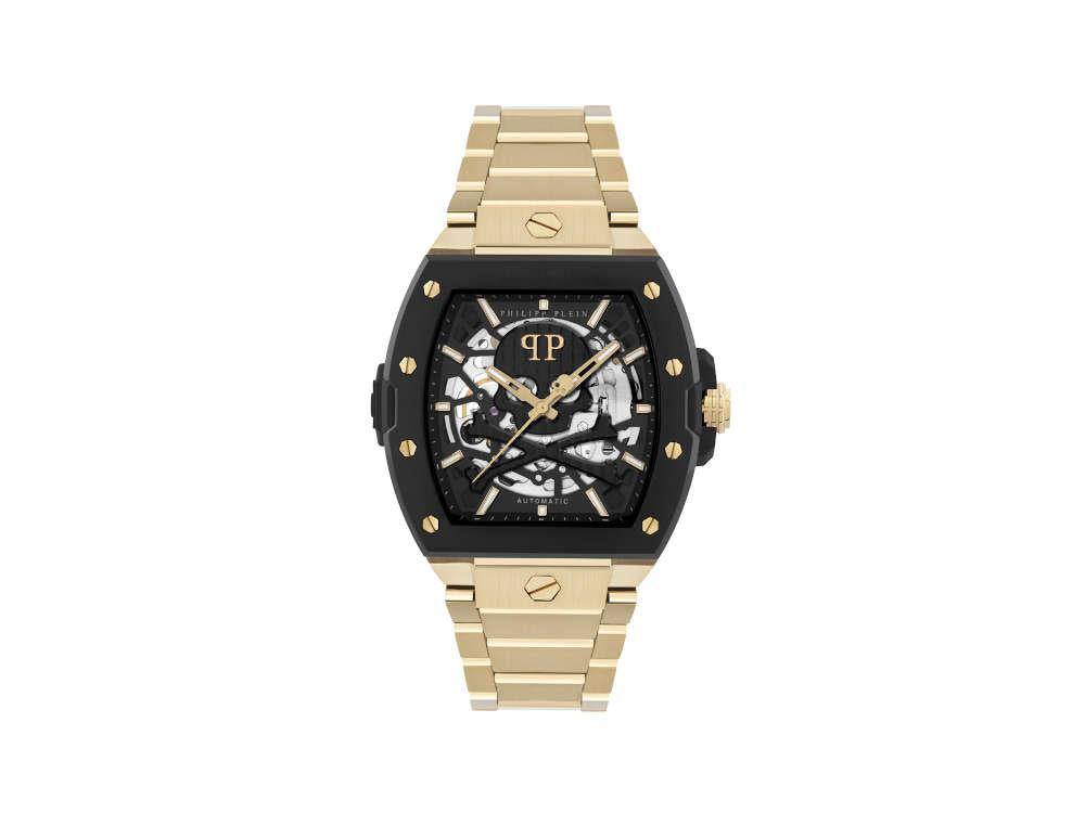 Philipp Plein The Skeleton 2.0 Automatic Watch, Gold, 44mm, PWJFA0625