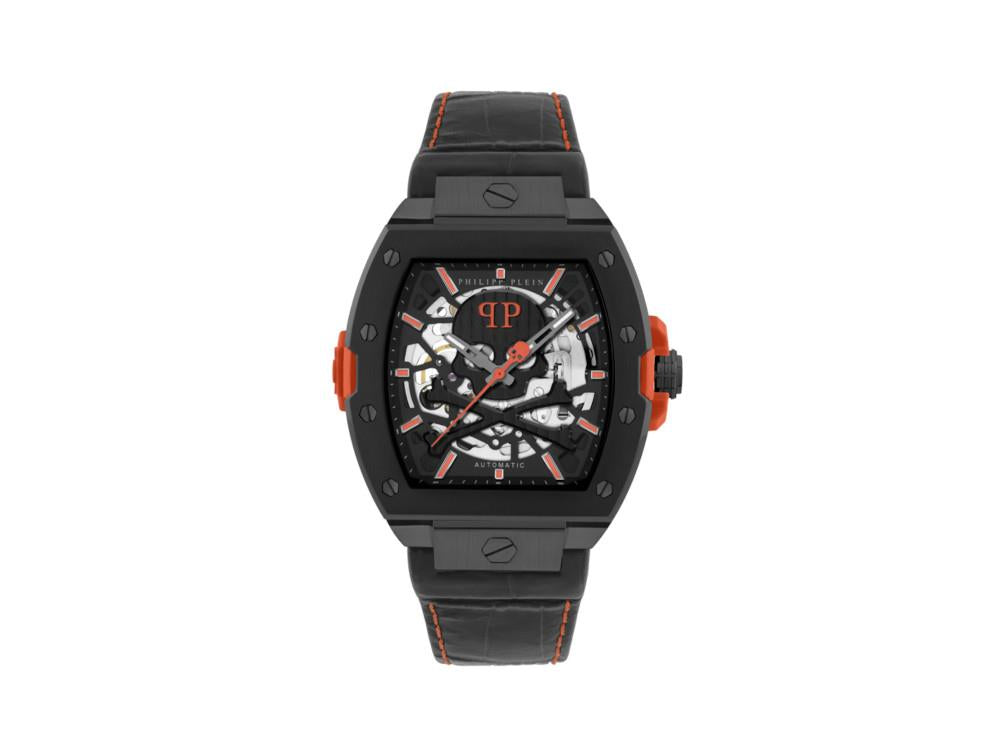 Philipp Plein The Skeleton 2.0 Automatic Watch, Black, 44 mm, PWJFA1326