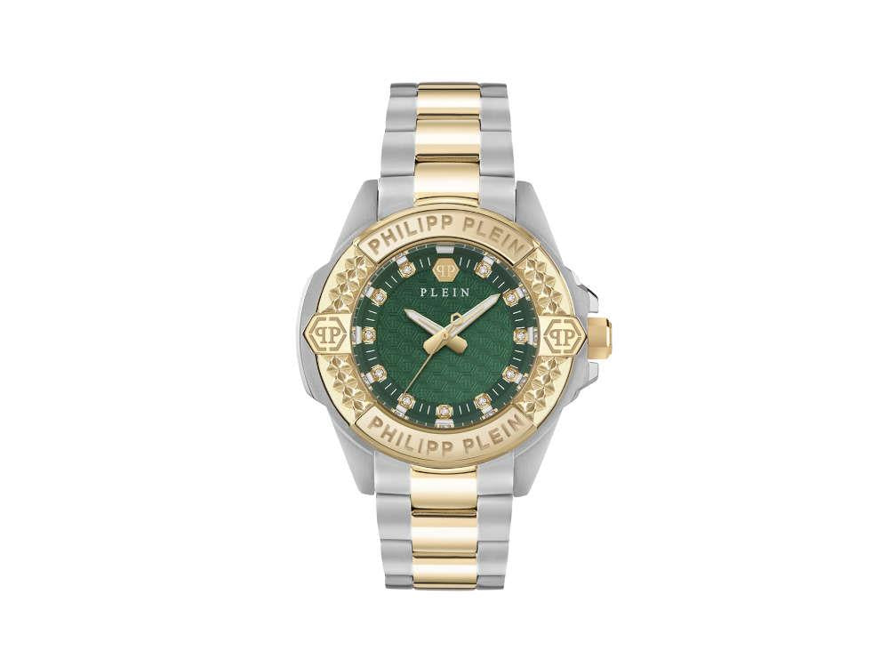 Philipp Plein Majesty Quartz Watch, Green, 38 mm, PWOFA0625