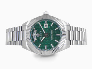 Philipp Plein Date Superlative Quartz Watch, Green, 42 mm, PWPNA0124