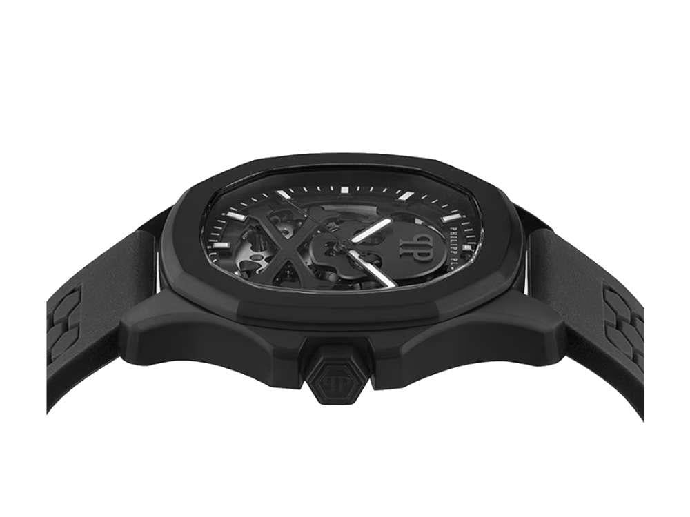 Philipp Plein 42 mm Automatic Watch, Black, Mineral crystal, PWRAA0923