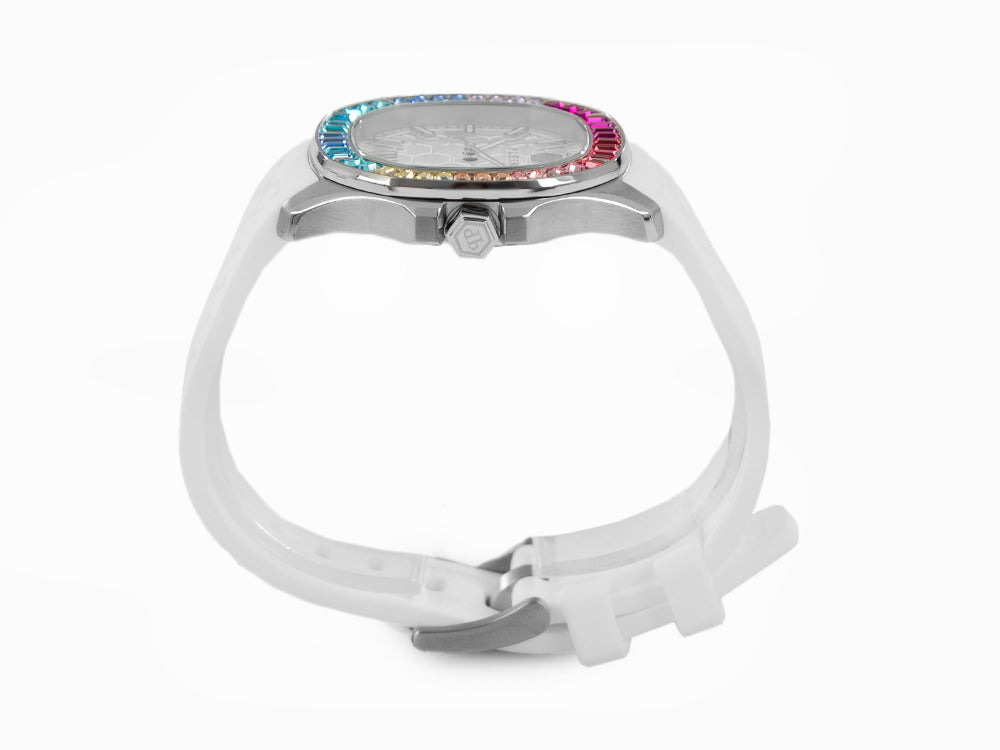 Philipp Plein Lady Quartz Watch, White, 38 mm, Mineral crystal, PWTAA0223