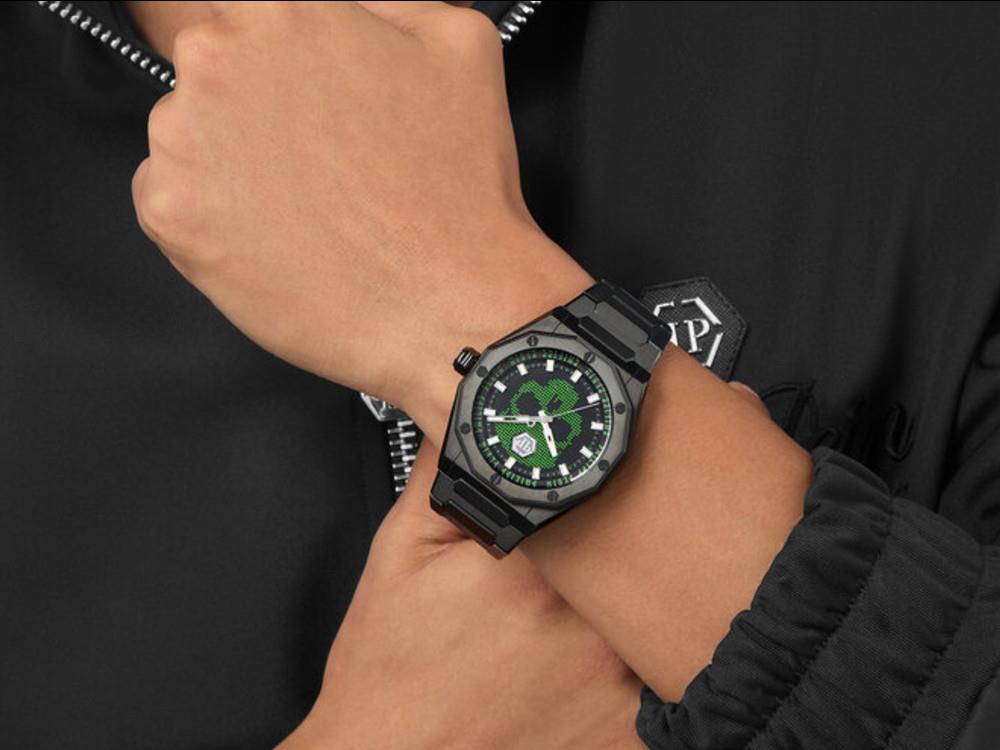 Philipp Plein Plein Deluxe Quartz Watch, Black, 44 mm, PWWGA0226