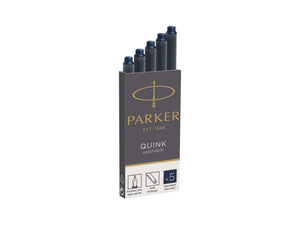 Parker Ink Cartridges, 5 Units, Blue/Black, 1950385