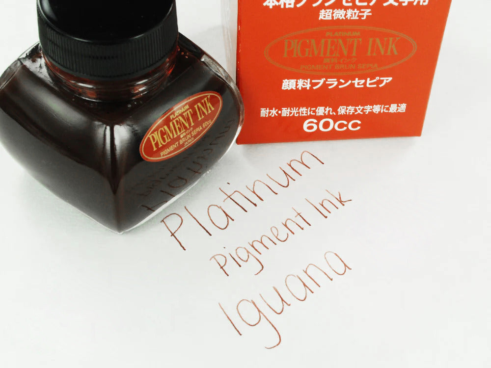 Platinum Ink Bottle, 60ml. Sepia, Pigment ink