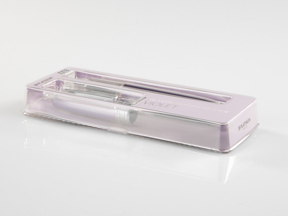 Platinum Plaisir Fountain Pen, Anodized aluminium, Violet, PGB-1000-28