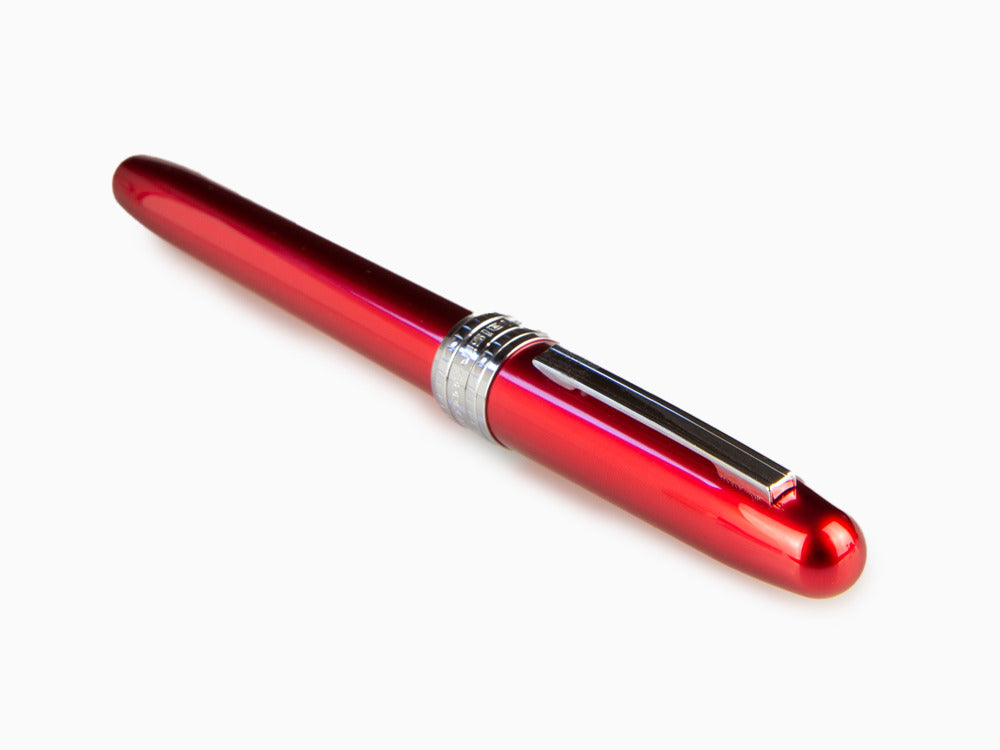 Platinum Plaisir Fountain Pen, Anodized aluminium, Red, PGB-1000-70