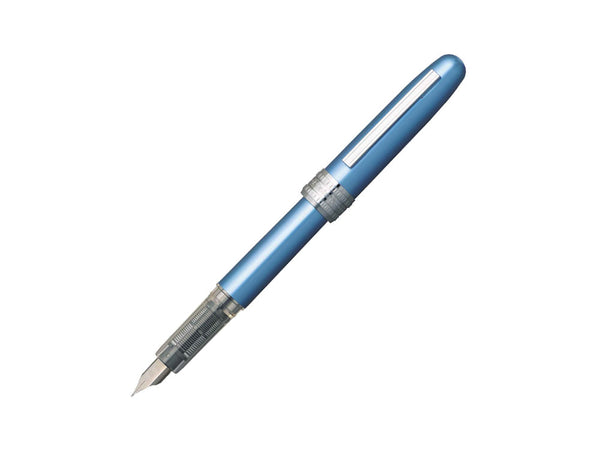 Platinum Plaisir Fountain Pen, Anodized aluminium, Blue, PGB-1000B