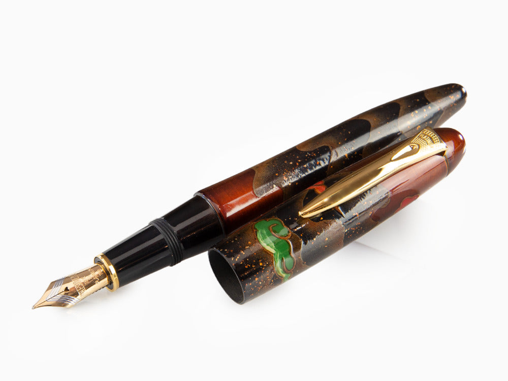 Platinum Izumo Fountain Pen Yakumo Byakudan, Maki-e