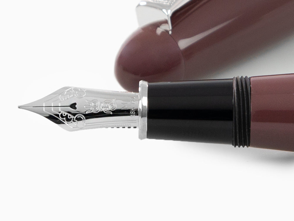 Platinum Izumo IRO Urushi - Bodoe Nezu Fountain Pen, Red, PIZ-120000-82