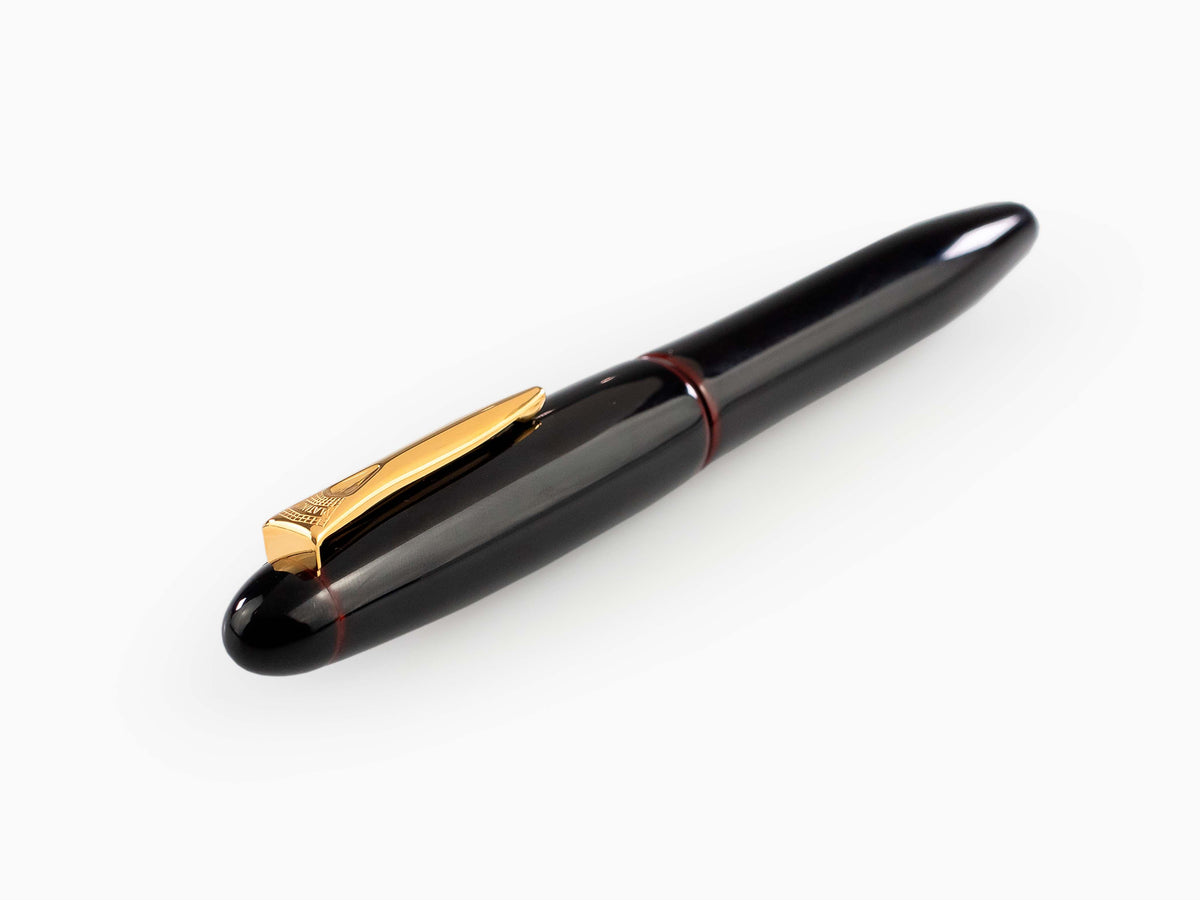 Platinum Izumo Fountain Pen, Red, Ebonite, Tamenuri PIZ-55000-28