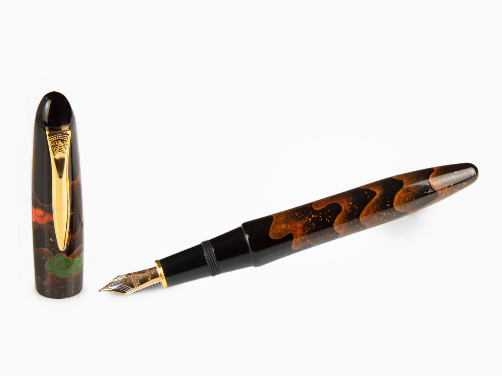 Platinum Izumo Fountain Pen, Black,Ginsen Yakumo Ginsen Yakumo #91Nib Sizes: Medium Broad
