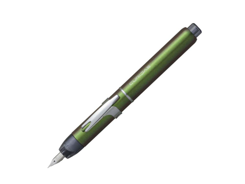 Platinum Curidas Stone Sphene Fountain Pen, Chrome Trim, PKN-9000-41