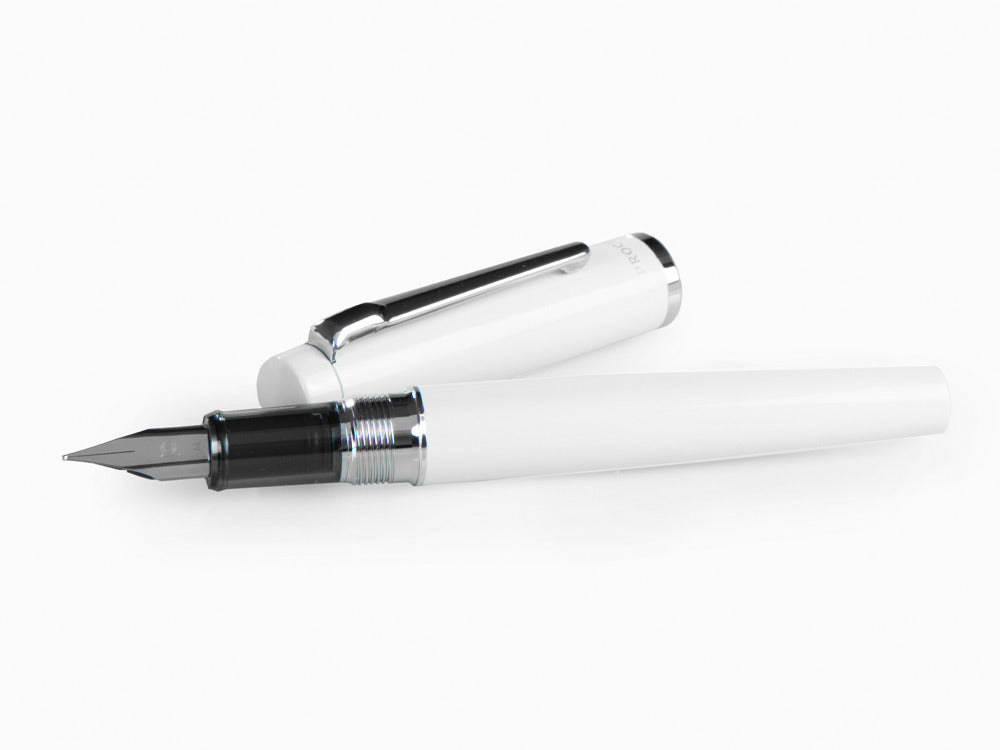 Platinum Procyon Porcelain Fountain Pen, Aluminium, White, PNS-5000-3