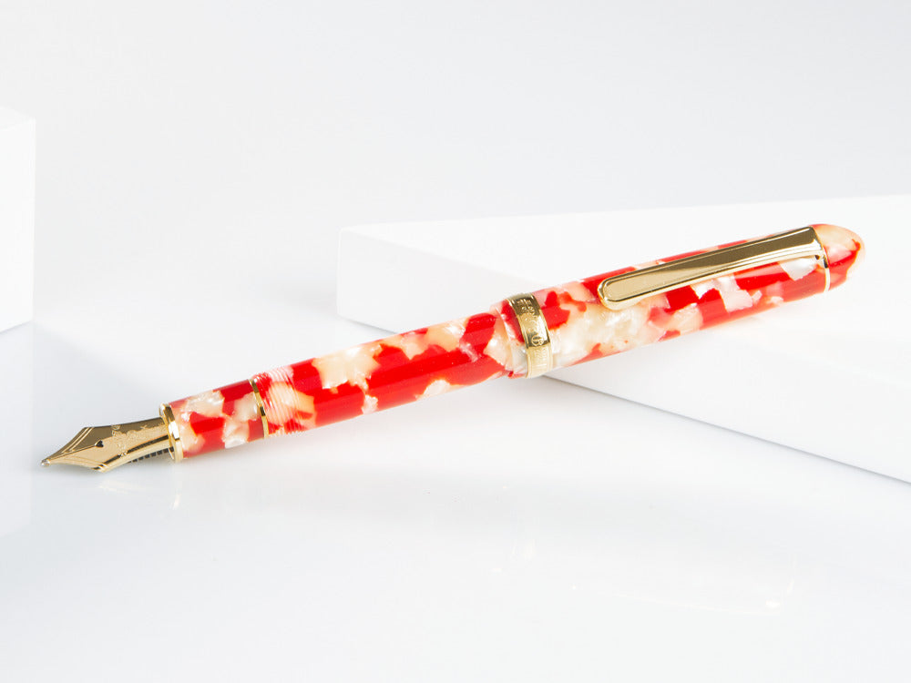Platinum Celluloid Fountain Pen  #24 Koi Gold Trims - PTB-30000S-24