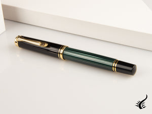 Pelikan Rollerball Pen Souverän R400, Black/Green, 997494