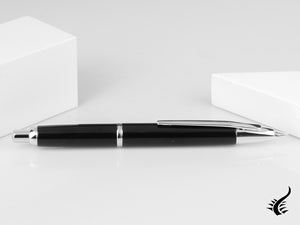 Pilot Capless Decimo Fountain Pen, Chrome trim, Black, FK-1500D-RH-BLACK